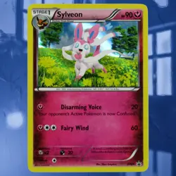 2013 Pokemon Sylveon #XY04 Holo Rare XY Black Star Promo Card LP/NM ☆See Photos - Image 1