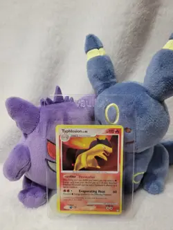 MP *SWIRL* Typhlosion Holo Rare Card 16/123 Mysterious Treasures - Image 1