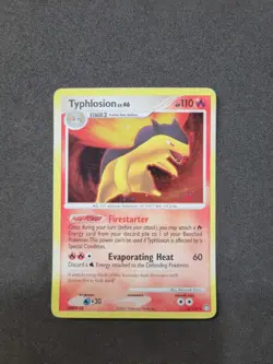 MP *SWIRL* Typhlosion Holo Rare Card 16/123 Mysterious Treasures - Image 2