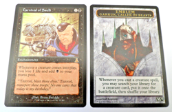 MTG Destiny Carnival of Souls + M14 Emblem Garruk Caller Beasts Magic Gathering - Image 2