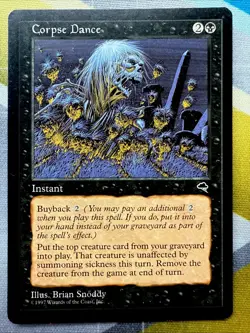 Corpse Dance - Tempest - Magic The Gathering - Vintage 1997 WOTC - Image 1