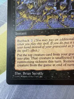 Corpse Dance - Tempest - Magic The Gathering - Vintage 1997 WOTC - Image 4