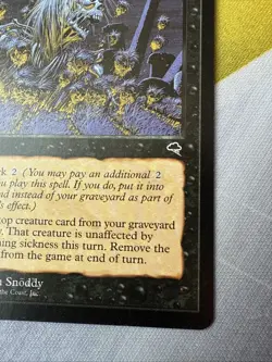 Corpse Dance - Tempest - Magic The Gathering - Vintage 1997 WOTC - Image 5