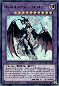 Dragonmaid Sheou - Emblazoned Ultra Rare 1st Edition BLMM-EN064 - NM - YuGiOh - Image 1