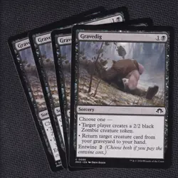 x4 Gravedig C MTG Modern Horizons 3, M/NM, English, Regular - Image 2