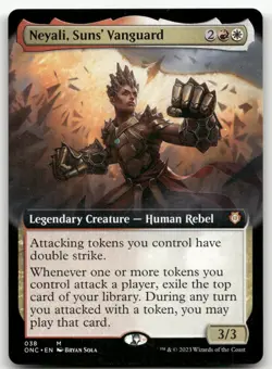 Neyali, Suns' Vanguard (Extended Art) #38 NM Phyrexia All Will Be One Magic MTG - Image 1