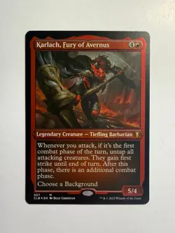 Karlach, Fury of Avernus (Foil Etched) 507 MTG Battle for Baldur's Gate - Image 1
