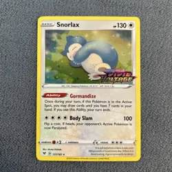 Pokemon TCG - Snorlax 131/185 - Holo Stamped - Vivid Voltage Promo - Image 1