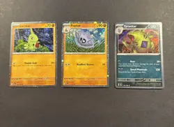 Pokemon PAL 110/193 Larvitar, 111/193 Pupitar, Tyranitar 135/193 Cosmos Holos - Image 1