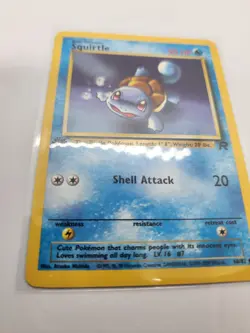 Squirtle 68/82 1st Edition Team Rocket WOTC Pokemon Card LP - Image 3