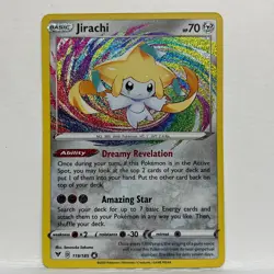 2020 Pokemon Jirachi 119/185 Amazing Rare Vivid Voltage - Image 1