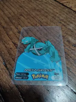 Metagross 376 Pokemon Lamincards Edibas - ITA - GOOD - Image 1