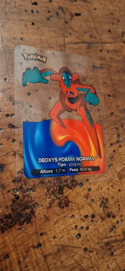 Deoxys Forma Normal 098 Pokemon Lamincards Edibas - ESP - EXC - Image 1