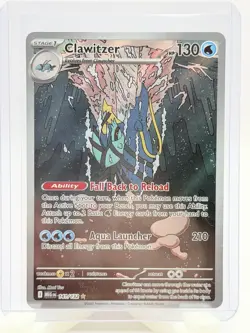 Clawitzer 141/132 Illustration Rare Full Art Mega Evolution POKEMON TCG MEG EN - Image 1