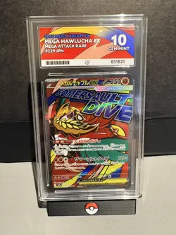 Pokemon TCG Mega Hawlucha ex 229/193 Mega Dream Japanese ACE 10 - Image 1