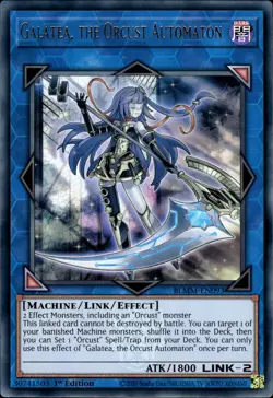 Galatea, The Orcust Automaton - Emblazoned Ultra 1st Ed. BLMM-EN093 NM YuGiOh - Image 1