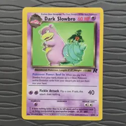 Dark Slowbro 29/82 Team Rocket Regular Rare Pokemon Card - Image 1