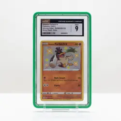 Pokemon Galarian Farfetch'd Shiny Vault Holo #SV063/SV12 Shining Fates - CGC 9 - Image 1