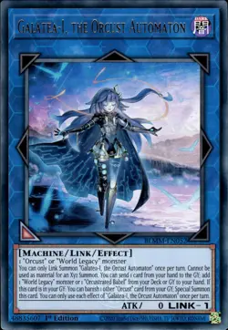 Galatea-I, The Orcust Automaton - Emblazoned Ultra 1st Ed BLMM-EN052 NM YuGiOh - Image 1