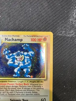 Pokemon TCG Machamp Holo Rare 1st Edition Lp+ - Image 2