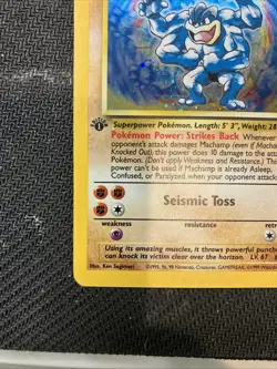 Pokemon TCG Machamp Holo Rare 1st Edition Lp+ - Image 4