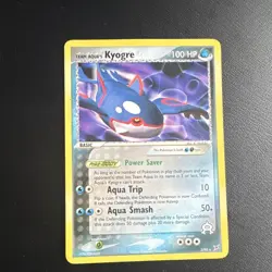 Pokemon Team Aqua's Kyogre 3/95 Team Magma vs Team Aqua Non- Holo Rare 2004 - Image 1
