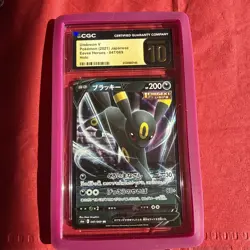 Umbreon V 047/069 Holo Eevee Heroes Pokemon Japanese CGC 10 PRISTINE - Image 1