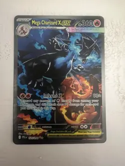 Mega Charizard X EX Phantasmal Flames 125/094 Holo Rare 360 HP Pokemon English - Image 1