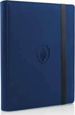 Trading Card Binder 9 Pocket, Fabmaker PU Cover Card Collection Binder for 360 C - Image 1