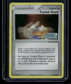 Pokemon Crystal Guardians 76/100 Crystal Shard Reverse Holo - LP - Image 1