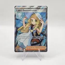 Lillie’s Determination 169/132 Mega Evolution Art Rare Holo Mint Pokemon TCG - Image 2