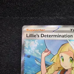 Lillie’s Determination 169/132 Mega Evolution Art Rare Holo Mint Pokemon TCG - Image 5