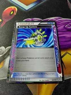 Pokemon Scoop Up Cyclone 95/101 Ace Spec Plasma Blast 2013 Damaged - Image 1