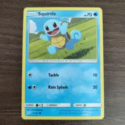Squirtle 23/181 - VLP SM Team Up - 2019 Common Pokemon TCG Card - Image 1