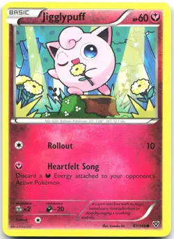 Jigglypuff 87/146 Common XY Pokemon Lightly Played - Image 1