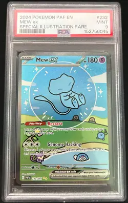 Mew EX - 2024 Pokemon Paldean Fates (English) - SIR - 323/91- PSA 9 Mint - Image 1