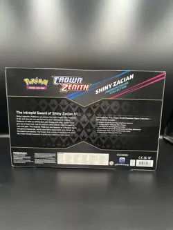 Pokemon Crown Zenith Premium Figure Collection Box | Zacian & Zamazenta 820650851636 - Image 2