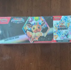 Pokemon Scarlet & Violet Prismatic Evolutions Surprise Box Booster Bundle - Image 1