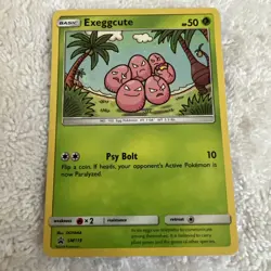 2018 Pokemon Black Star Promos Exeggcute #SM119 Light Play Holo - Image 1