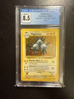 1999 Pokemon Magneton #9 Base Set Holo CGC 8.5 - Image 1