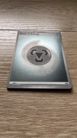 Pokemon Basic Metal Energy 008 - ME01:Mega Evolution Common Reverse Holo Card NM - Image 2