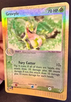 Grovyle 31/97 2003 EX Dragon Pokemon Card Nintendo e-Series Reverse Holo - Lp/Mp - Image 2
