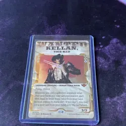 Magic The Gathering Kellan The Kid Mythic Rare Showcase Foil Card OTJ - Image 1