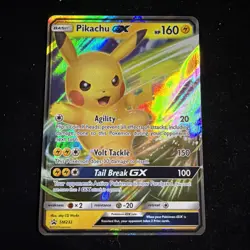 Pokemon Pikachu GX SM232 Black Star Promo Holo Card Sun & Moon - Image 1