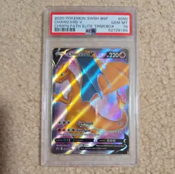 PSA 10 Charizard V SWSH050 SWSH: Sword & Shield Promo Cards Holo - Image 1