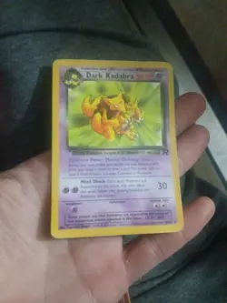 Team Rocket First Edition Dark Kadabra #39 Vintage Pokemon Card - Image 1
