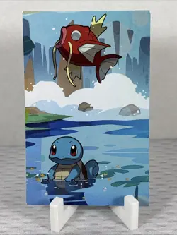 Squirtle Mini Tin Card - Kanto Friends Pokemon 2019 - Image 1