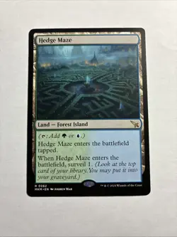 Hedge Maze - Murders at Karlov Manor MTG Plus Bonus Rare!!! - Image 1