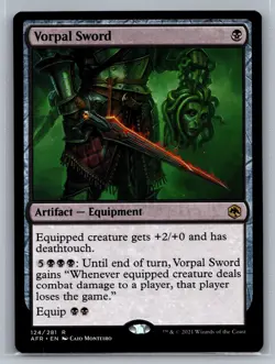 Vorpal Sword Adventures in the Forgotten Realms #124 Magic MTG - Image 1