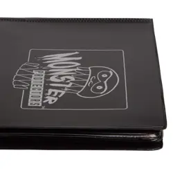 Monster 4 Pocket Trading Card Binder - Matte Black Album, Anti-Theft & Anti-D... - Image 3